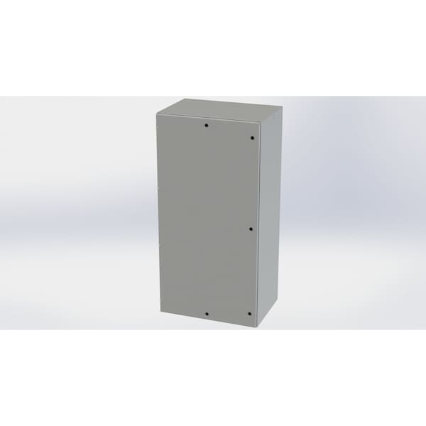 1/4 Turn Latch Electrical Enclosures, 72 in H, 24 in D, 36 in W, NEMA 3R, 4, 12, 13, Carbon Steel